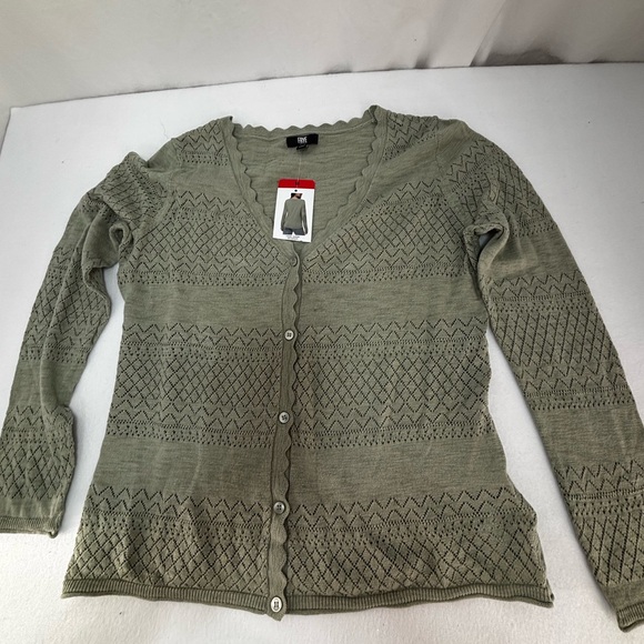 Frye Sweaters - NWT Frye Seagrass green. Medium Cardigan Sweater